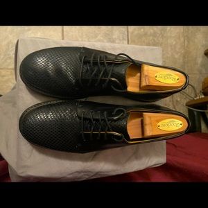 Clarks artisan Glick Darby Womens Flatform Brogues's Black 8.5